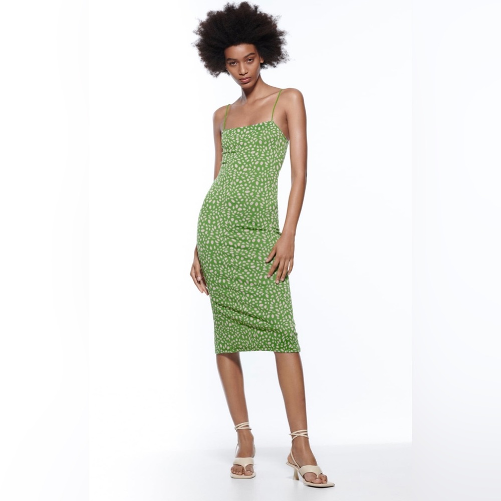 Zara Jacquard dress size medium